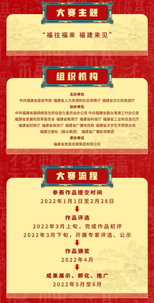 福見(jiàn)創(chuàng)意·文化生輝——2022福建“福”文化創(chuàng)意設(shè)計(jì)大賽暨文化藝術(shù)交流活動(dòng)策劃